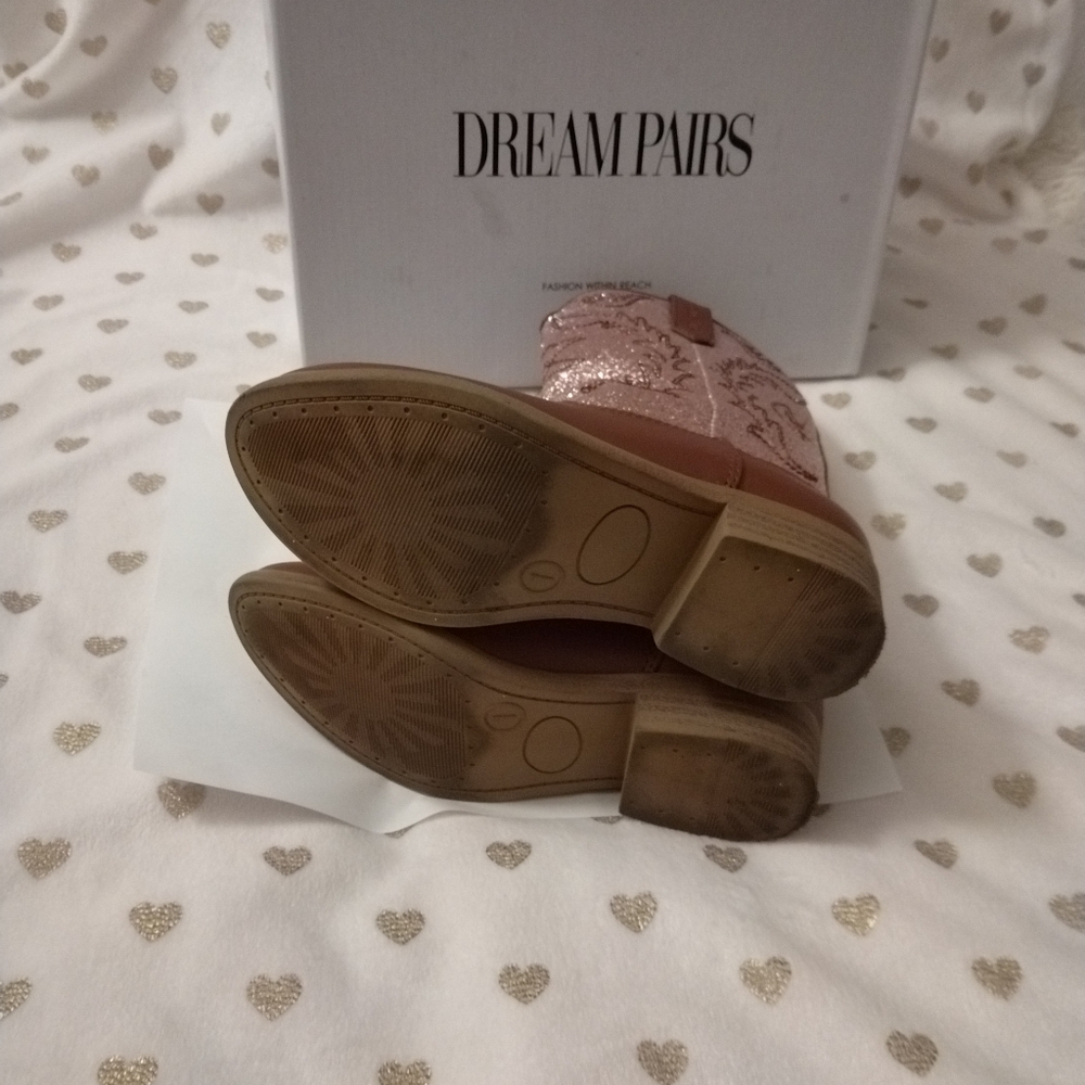 ๐ฅ3/$70 ๐S-HP๐ Dream Pairs Girl's Cowgirl Boots - Picture 12 of 15